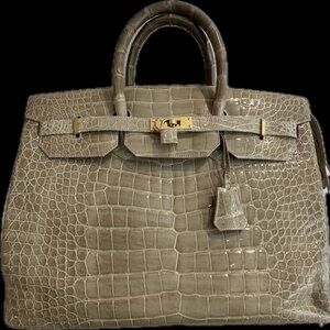 Genuine Crocodile Handbag Made By the Famous Puruti of Hollywood